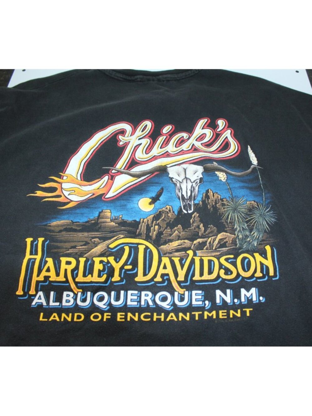 Vintage T-Shirt Licensed Harley-Davidson Motorcycles Chick's Harley N.M. SZ XXL